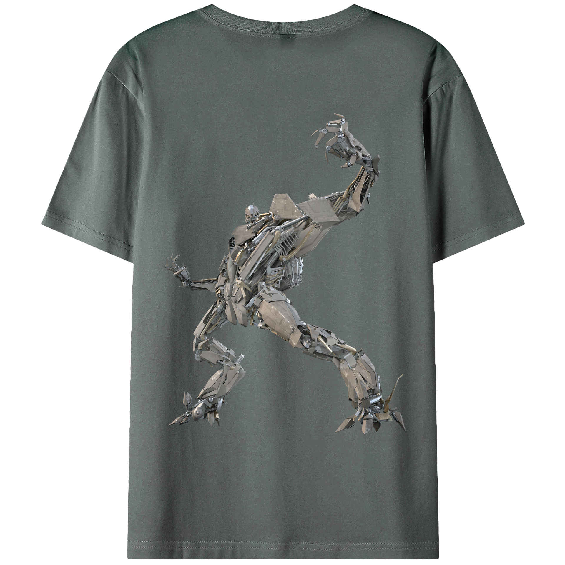 （画像用）  綿100％ メンズ半袖Tシャツ（バックプリント） 通気性